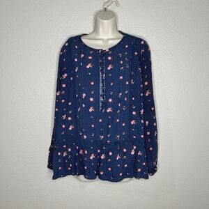 Matilda Jane | Dream A Little Dream Floral Peplum Top, Women's XL